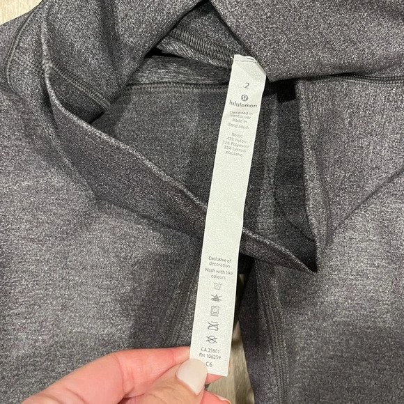 Lululemon High Rise Wunder Under Leggings NWOT Size 2 - Picture 6 of 6